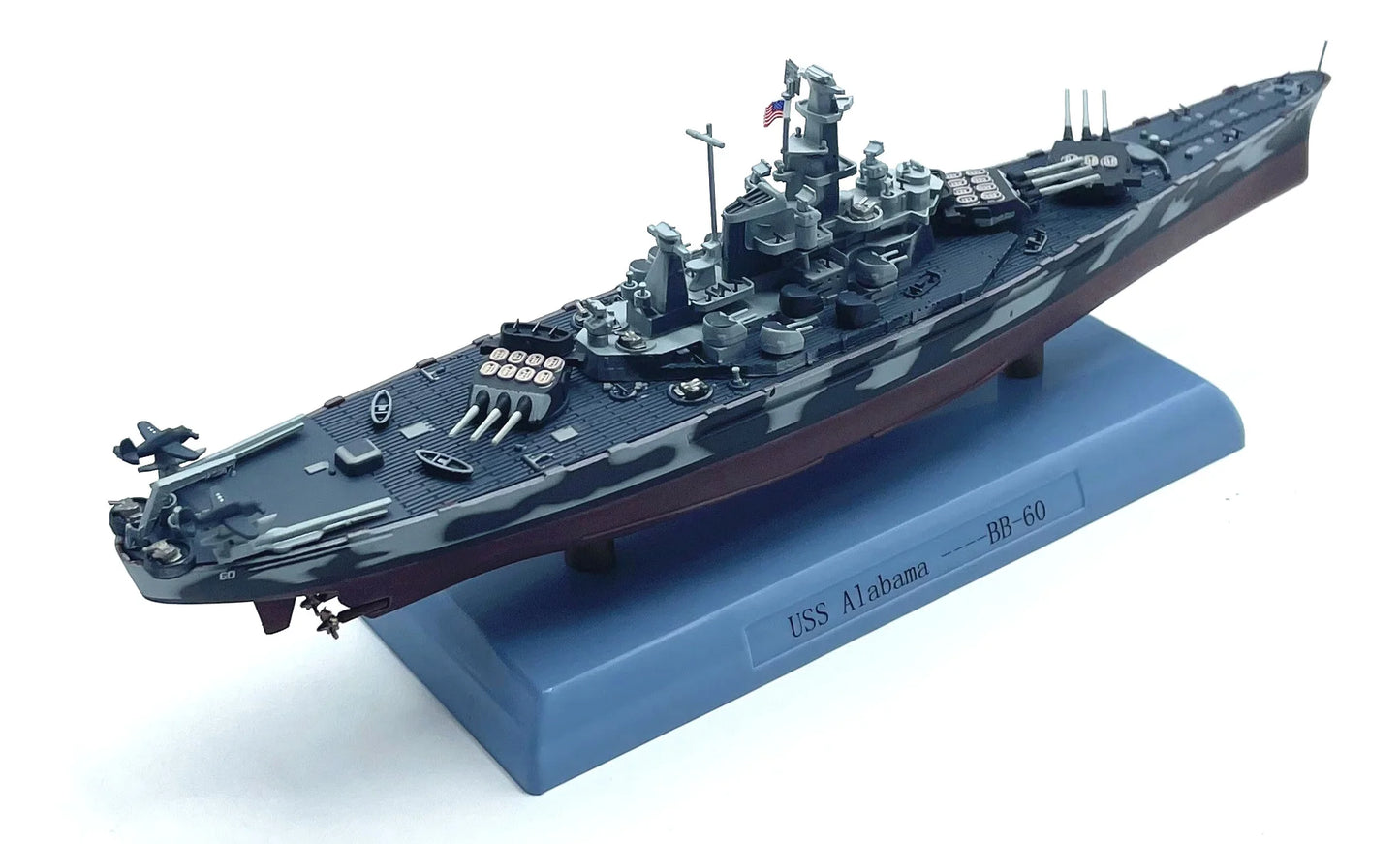 USS Alabama BB-60 | Escala 1:1000 (~26,3 cm) | Aleación Metálica | EE. UU. | Para Exhibición