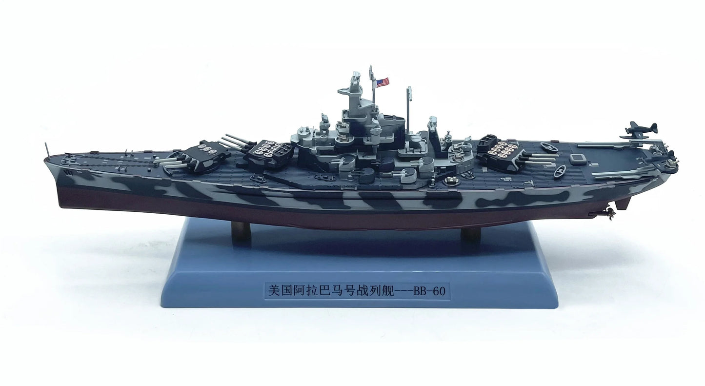USS Alabama BB-60 | Escala 1:1000 (~26,3 cm) | Aleación Metálica | EE. UU. | Para Exhibición
