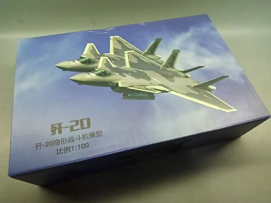 Chengdu J-20 | Escala 1:100 (~20,7cm) | Em Liga Metálica | China | Caça Furtivo
