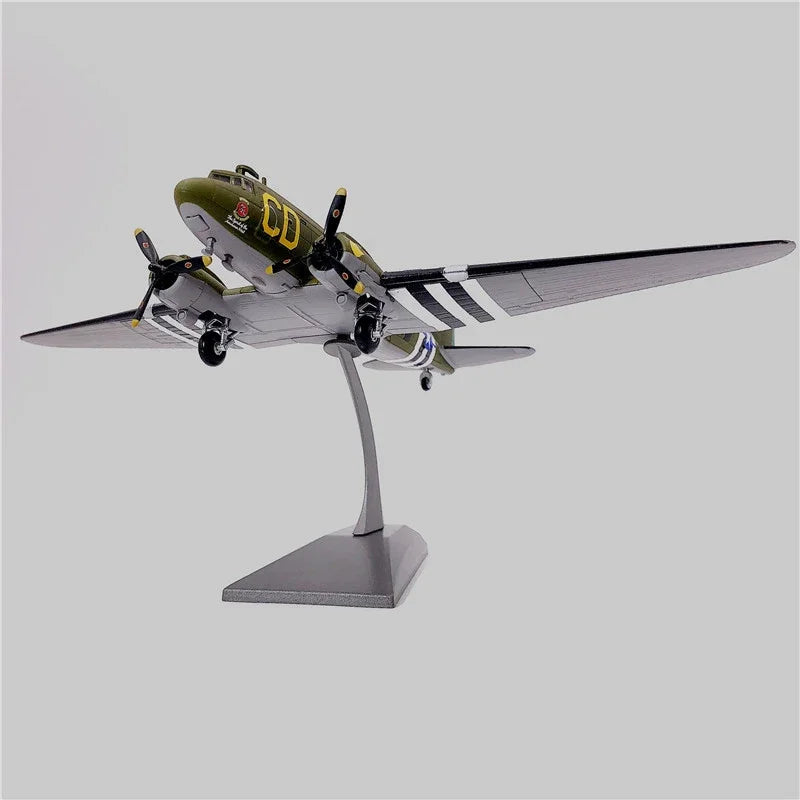 C-47 Skytrain | Escala 1:100 (~19,5 cm) | En Aleación Metálica | EE. UU. | Avión de Transporte Militar