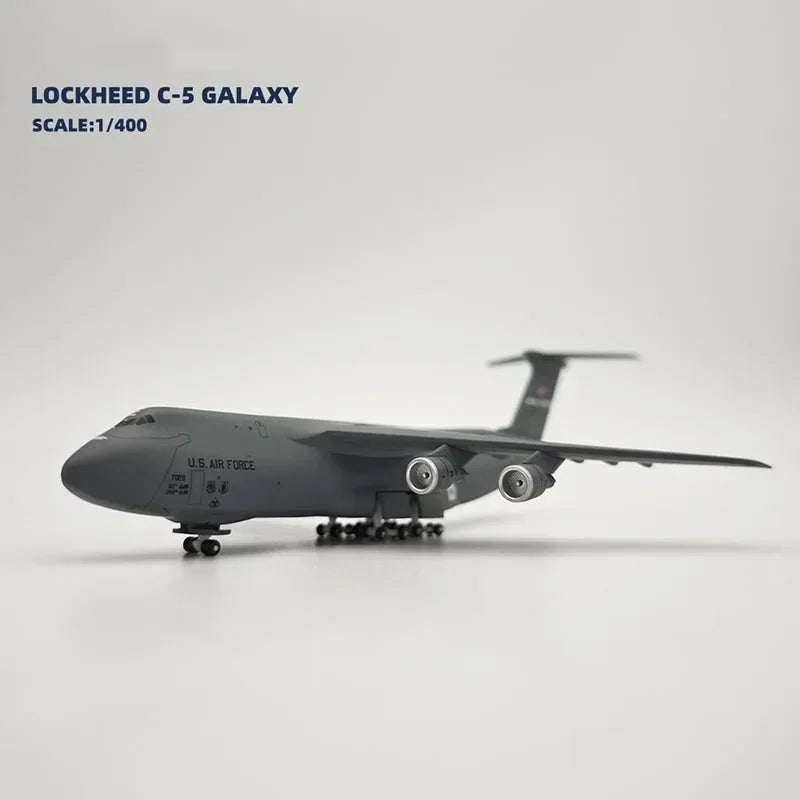 C-5 Galaxy | Escala 1:400 (~21,7 cm) | En Aleación Metálica | EE. UU. | Aeronave de Transporte Estratégico para Exhibición