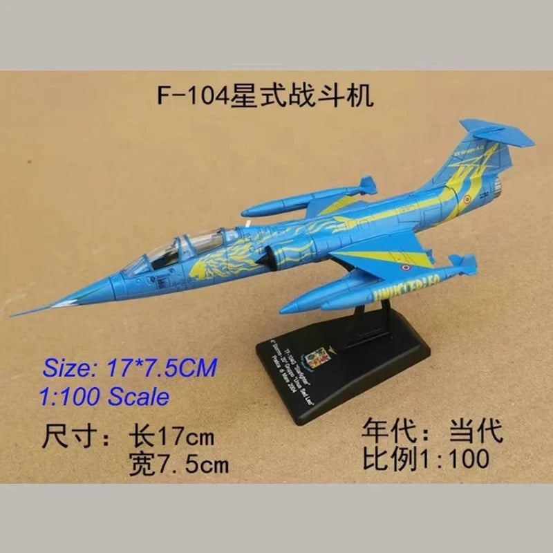 F-104 Starfighter | Escala 1:100 | En Plástico (Kit de Montaje) | EE. UU. | Para Exhibición
