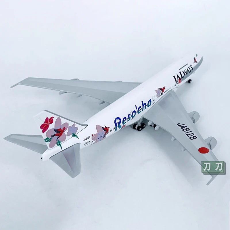 Japan Airlines B747-100 | Escala 1:400 | Aleación metálica | Japón | Para exhibición y decoración