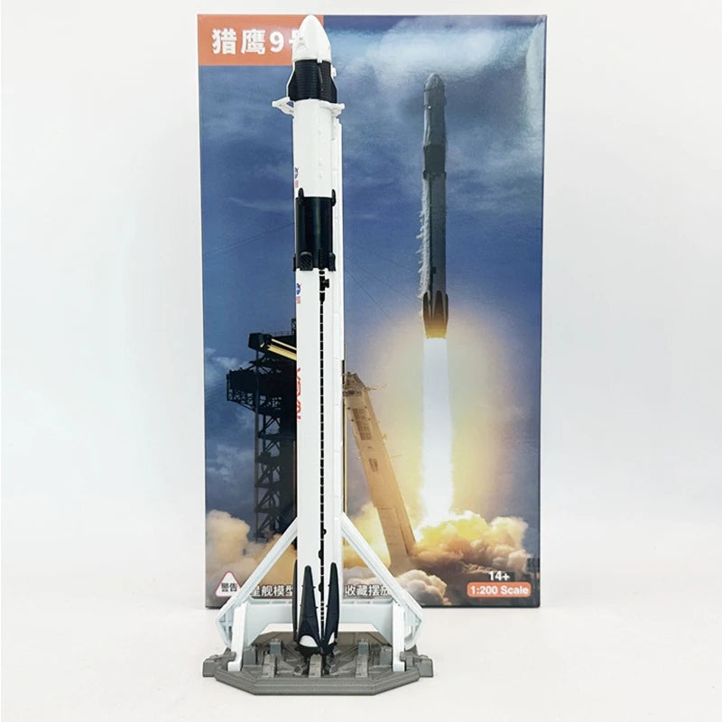 SpaceX Falcon 9 | Escala 1:200 (~11,0 cm) | En Aleación Metálica | EE. UU. | Cohete Orbital de Colección