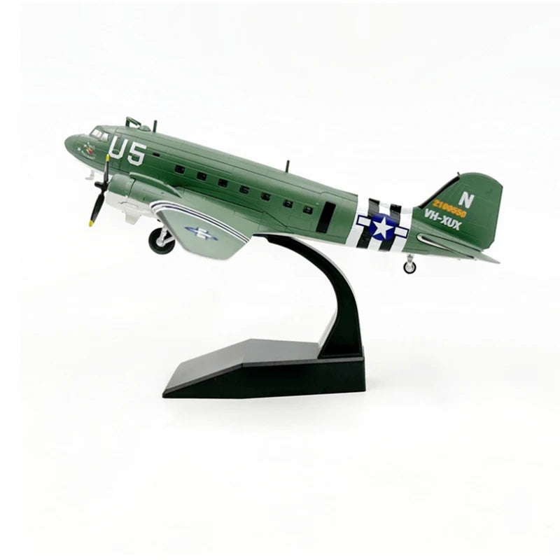 C-47 Skytrain | Escala 1:100 (~19,5 cm) | En Aleación Metálica | EE. UU. | Avión de Transporte Militar