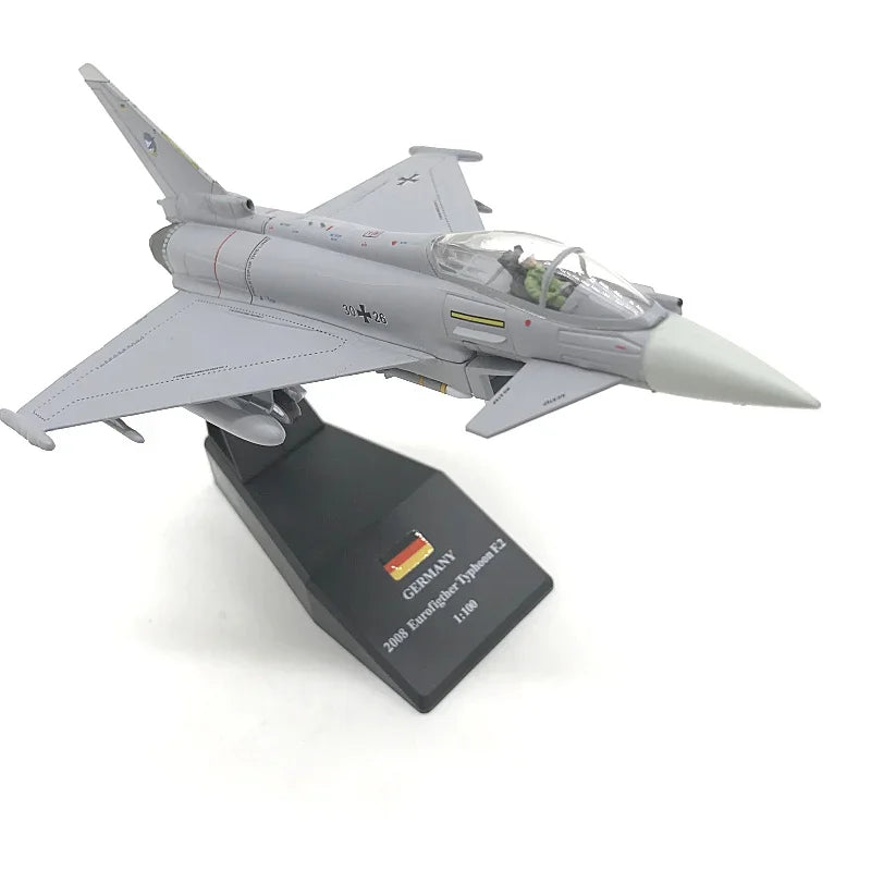 Eurofighter Typhoon (EF-2000) | Escala 1:100 | En Aleación Metálica | Europa | Para Exhibición Estática