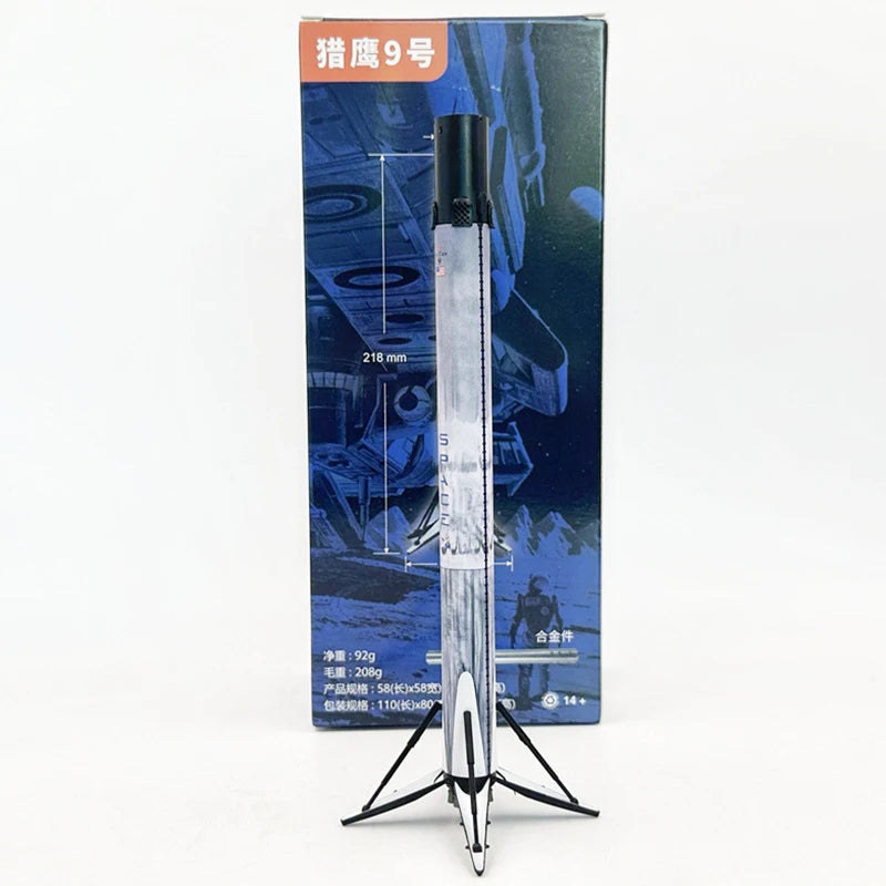 SpaceX Falcon 9 | Escala 1:200 | En Aleación Metálica | EE. UU. | Cohete Orbital de Colección