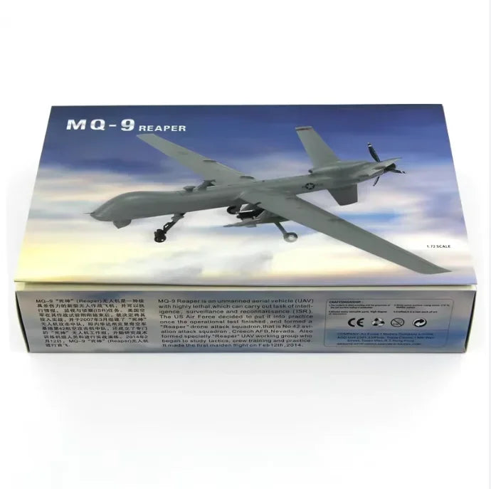 MQ-9 Reaper | Escala 1:72 (~21,5 cm) | En Aleación Metálica | EE. UU. | Aeronave de Reconocimiento para Exhibición