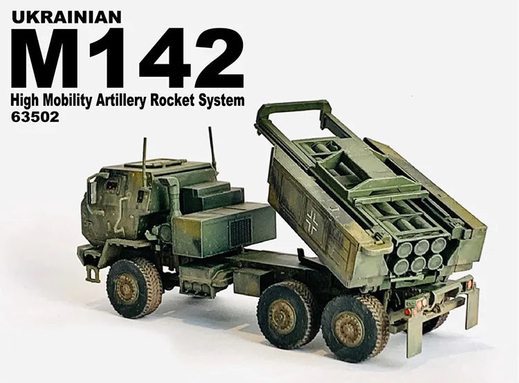 M142 Lanzador de Cohetes de Alta Movilidad | Escala 1:72 (~19,4 cm) | Plástico | EE. UU. | Producto terminado para colección, modelo de Ucrania