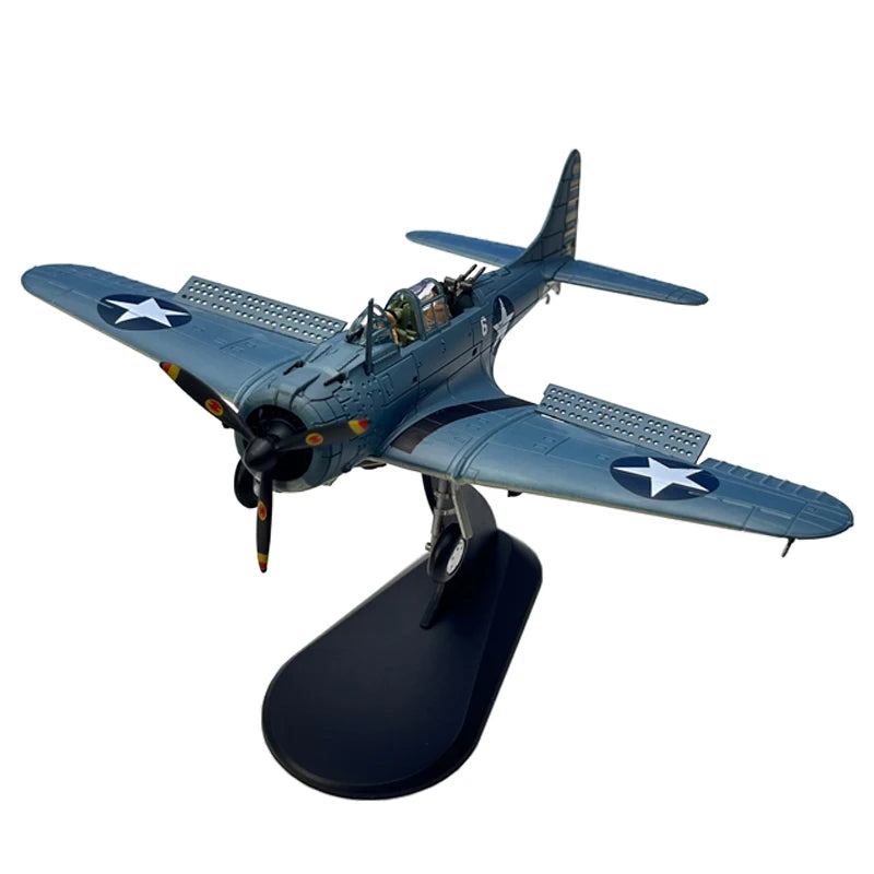 SBD Dauntless | Escala 1:72 (~20,3 cm) | Aleación Metálica | EE. UU. | Bombardero en Picado de la Segunda Guerra Mundial, para Exhibición y Colección