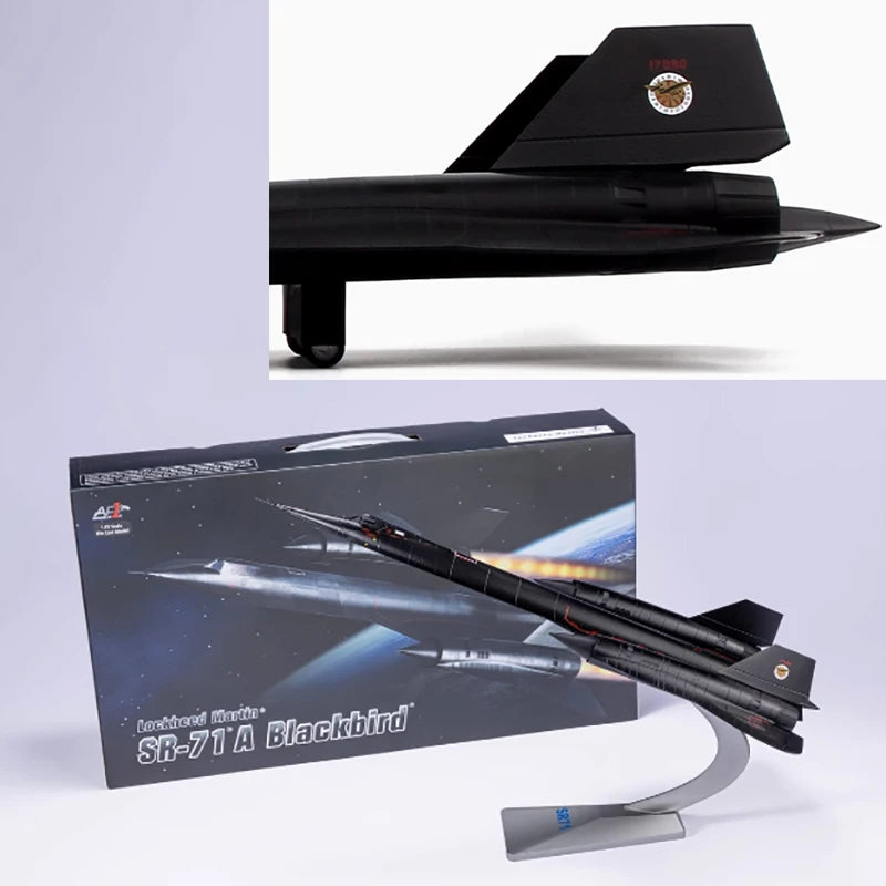 SR-71 Blackbird | Escala 1:72| En Aleación Metálica | EE. UU. | Aeronave de Reconocimiento Estratégico para Colección