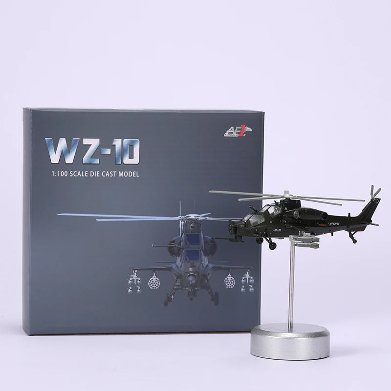 WZ-10 “Zhi Ten” | Escala 1:100 (~19,2 cm) | Aleación Metálica | China | Helicóptero de Ataque, Para Colección