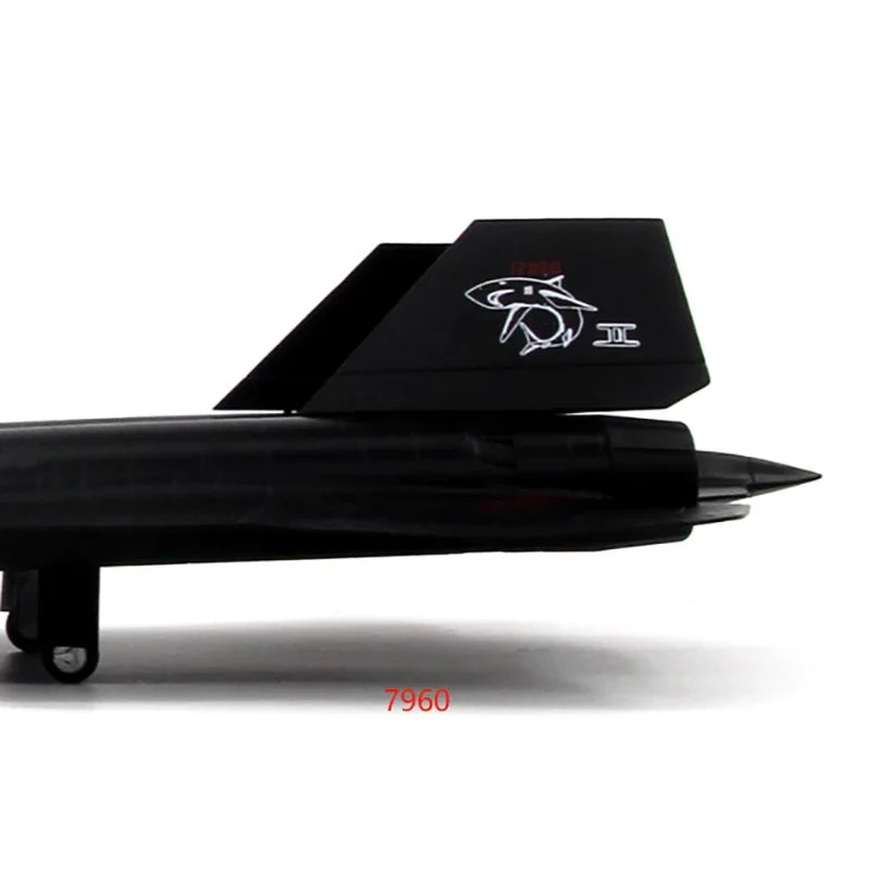 SR-71 Blackbird | Escala 1:72| En Aleación Metálica | EE. UU. | Aeronave de Reconocimiento Estratégico para Colección