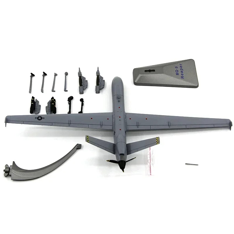 MQ-9 Reaper | Escala 1:72 (~21,5 cm) | En Aleación Metálica | EE. UU. | Aeronave de Reconocimiento para Exhibición