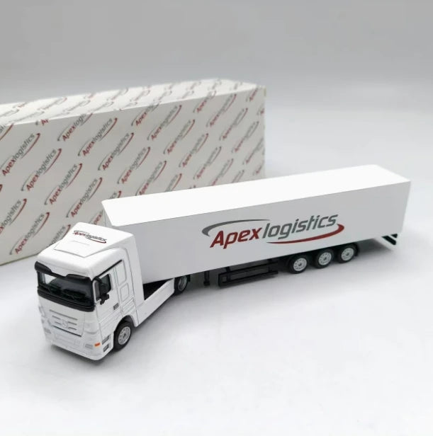 DHL Container Truck | Escala 1:87 (~8,0 cm) | En aleación metálica | Alemania | Vehículo de transporte para exhibición