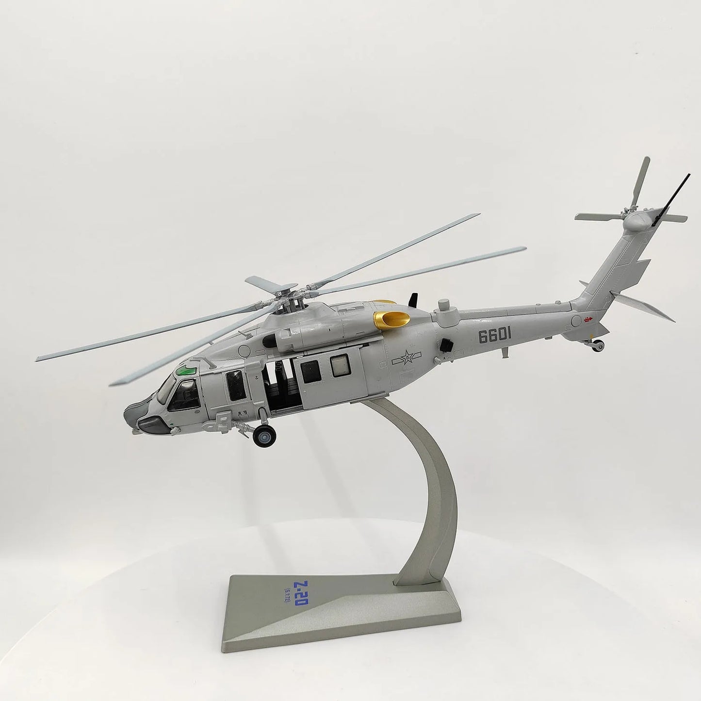 Z-20 | Escala 1:72 (~19,7 cm) | Aleación Metálica | China | Helicóptero Militar, Modelo de Colección, Clásico y Nostálgico