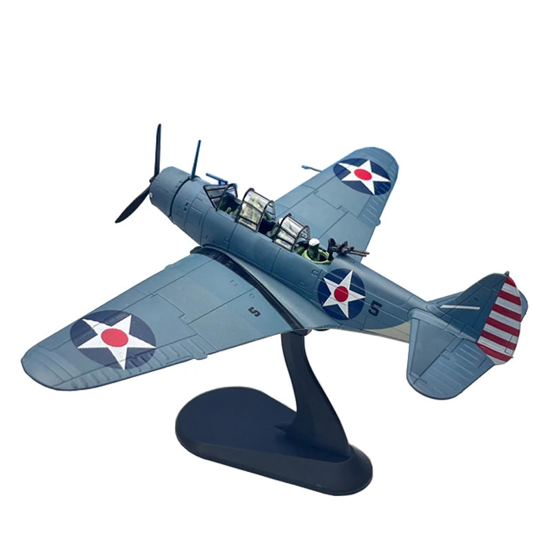 SBD Dauntless | Escala 1:72 (~20,3 cm) | Aleación Metálica | EE. UU. | Bombardero en Picado de la Segunda Guerra Mundial, para Exhibición y Colección