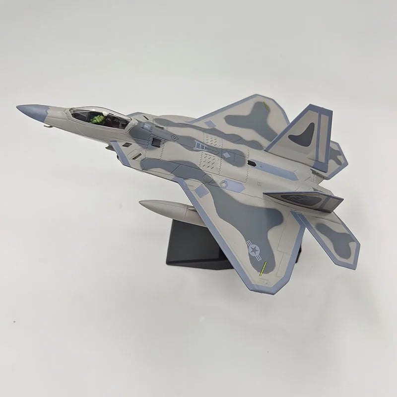 F-22 Raptor | Escala 1:100 (~18,9 cm) | En Aleación Metálica | EE. UU. | Caza de 5ª Generación para Colección