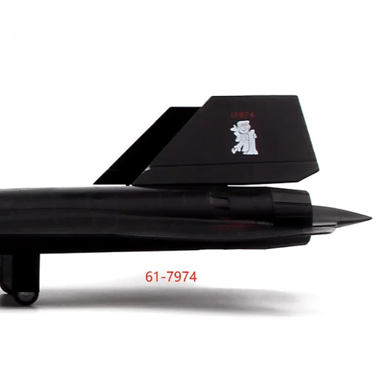 SR-71 Blackbird | Escala 1:72| En Aleación Metálica | EE. UU. | Aeronave de Reconocimiento Estratégico para Colección