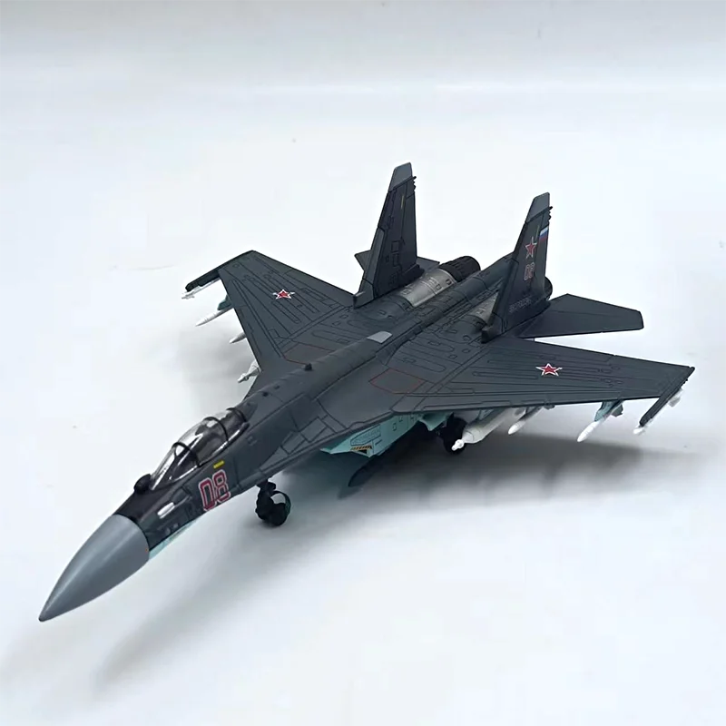 Su-35 Flanker | Escala 1:100 (~17,5 cm) | Aleación Metálica | Rusia | Caza, Modelo de Colección