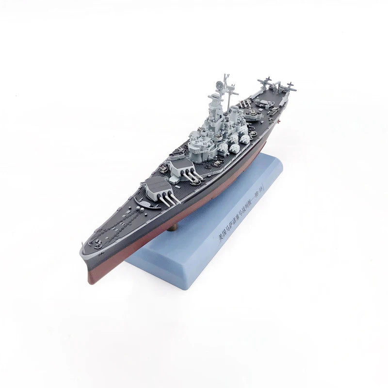 USS Massachusetts BB-59 | Escala 1:1000 (~26,6 cm) | Aleación Metálica | EE. UU. | Para Colección y Exhibición