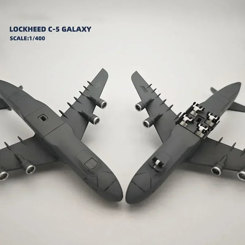 C-5 Galaxy | Escala 1:400 (~21,7 cm) | En Aleación Metálica | EE. UU. | Aeronave de Transporte Estratégico para Exhibición