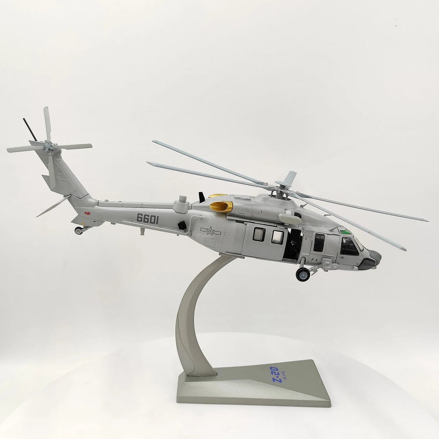 Z-20 | Escala 1:72 (~19,7 cm) | Aleación Metálica | China | Helicóptero Militar, Modelo de Colección, Clásico y Nostálgico