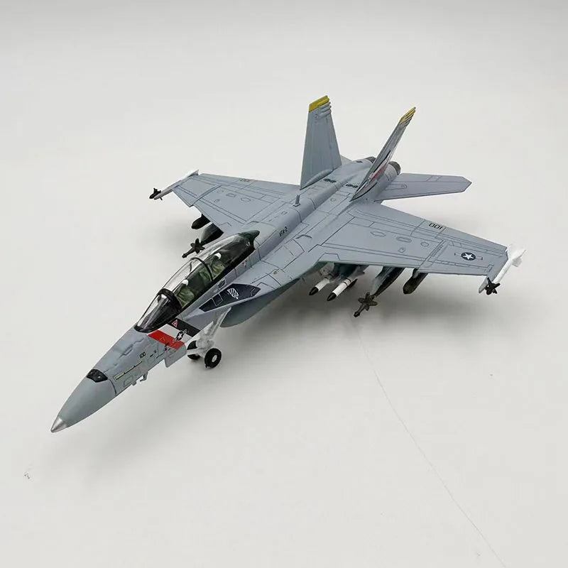 F/A-18F Super Hornet | Escala 1:100 (~18,6 cm) | En Aleación Metálica | EE. UU. | Con Soporte para Exhibición