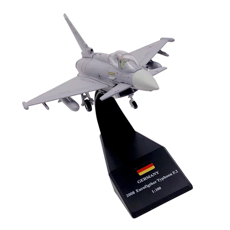 EF2000 Eurofighter Typhoon | Escala 1:100 (~19,5 cm) | Aleación Metálica | Alemania | Modelo de Caza para Colección
