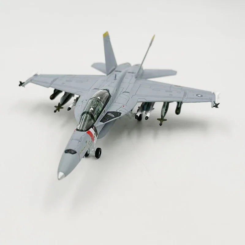 F/A-18F Super Hornet | Escala 1:100 (~18,6 cm) | En Aleación Metálica | EE. UU. | Con Soporte para Exhibición