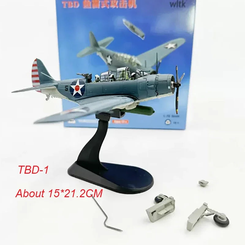 TBD Devastator | Escala 1:72| En Aleación Metálica | EE. UU. | Bombardero/Torpedero para Colección