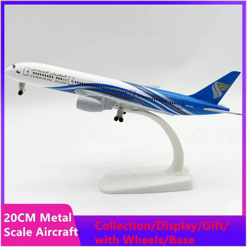 Boeing 787 / Airbus A350 / Airbus A330 | Escala 1:400 (~20,0 cm) | De aleación metálica | EE. UU. / Europa | Aeronave comercial, modelo de colección