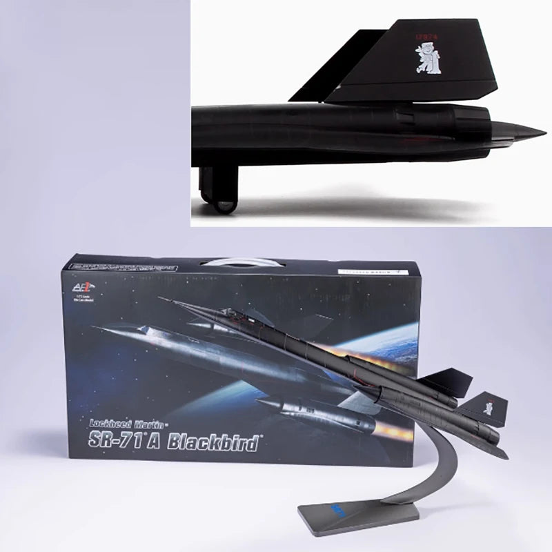 SR-71 Blackbird | Escala 1:72| En Aleación Metálica | EE. UU. | Aeronave de Reconocimiento Estratégico para Colección