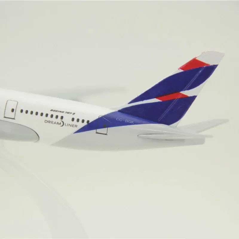 Boeing 787 Dreamliner | Escala 1:400 | En Aleación Metálica | Chile | Con Base para Exhibición