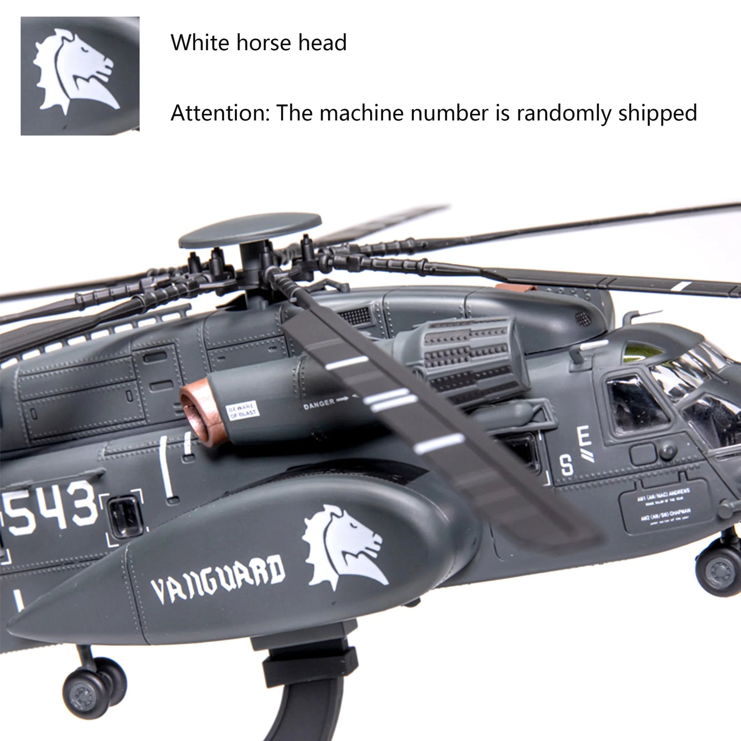 MH-53E CH-53E | Escala 1:72 (~28,5 cm) | Plástico | EE. UU. | Helicóptero Pesado, Modelo para Exhibición