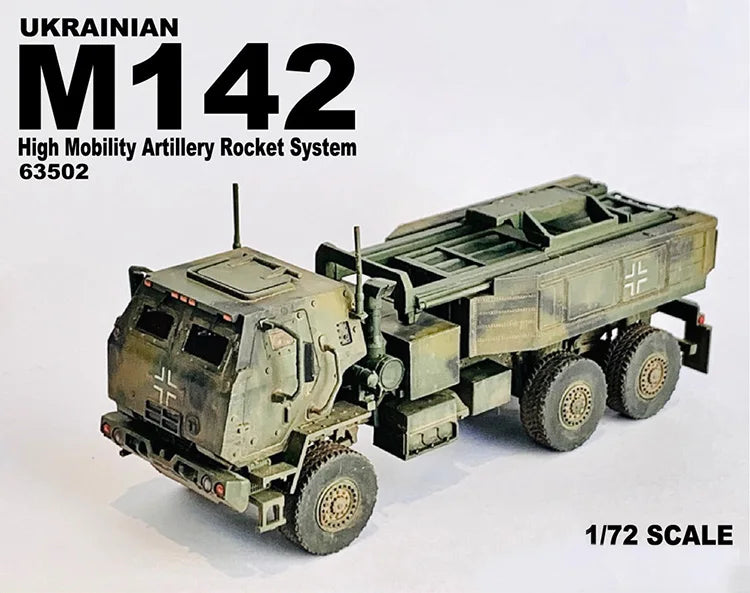 M142 Lanzador de Cohetes de Alta Movilidad | Escala 1:72 (~19,4 cm) | Plástico | EE. UU. | Producto terminado para colección, modelo de Ucrania