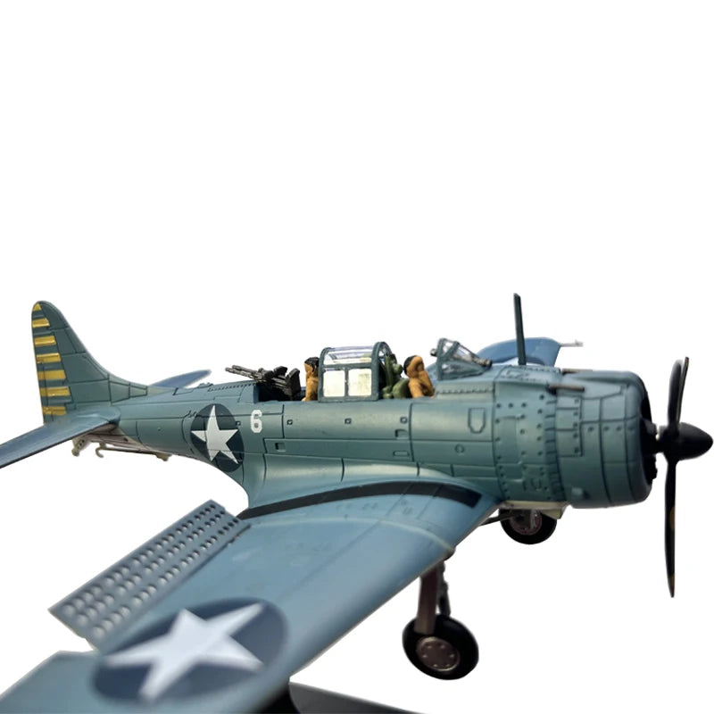 SBD Dauntless | Escala 1:72 (~20,3 cm) | Aleación Metálica | EE. UU. | Bombardero en Picado de la Segunda Guerra Mundial, para Exhibición y Colección