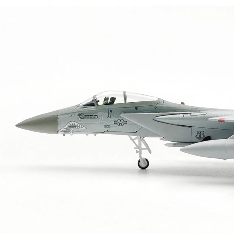 F-15C Eagle | Escala 1:100| En Aleación Metálica | EE. UU. | Caza Militar con Pintura de Tiburón