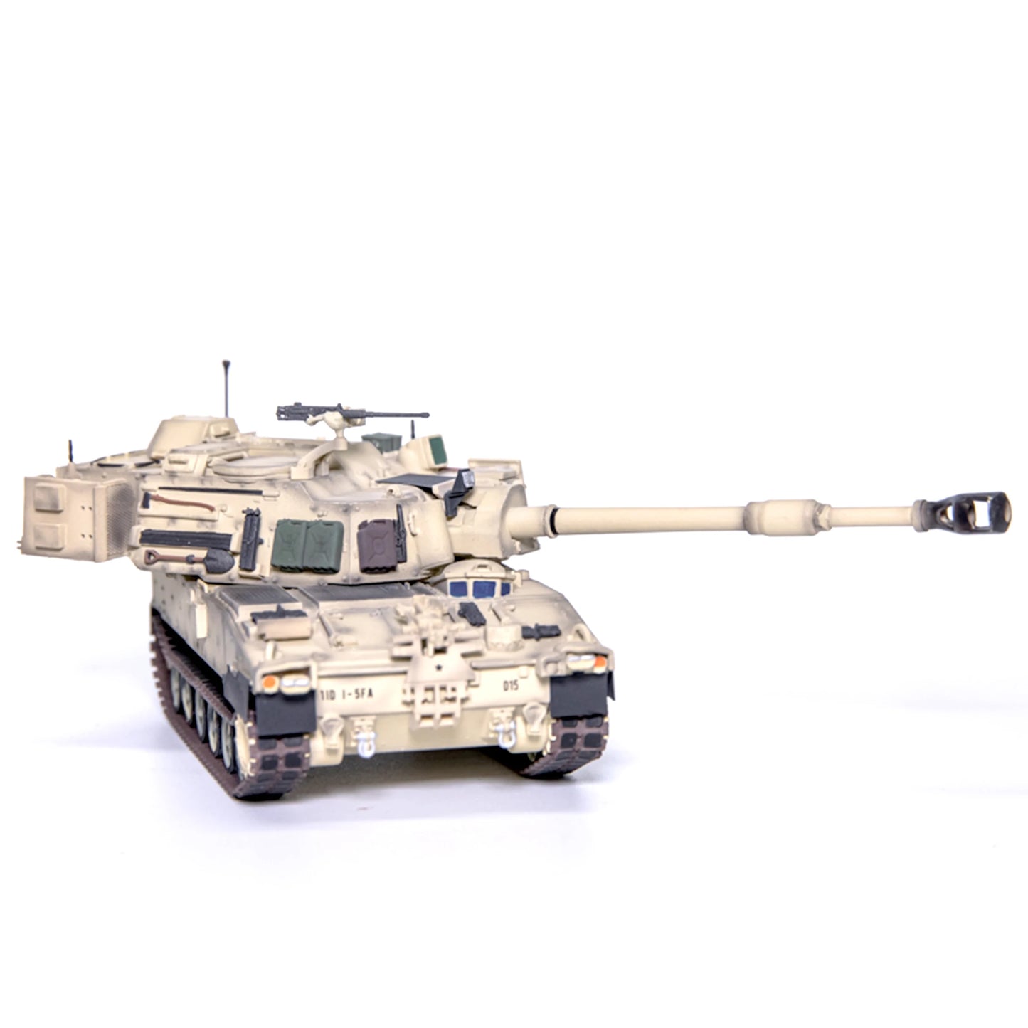 M109A7 Obús Autopropulsado | Escala 1:72 (~17,0 cm) | Plástico | EE. UU. | Camuflaje Desértico, Modelo Estático de Colección