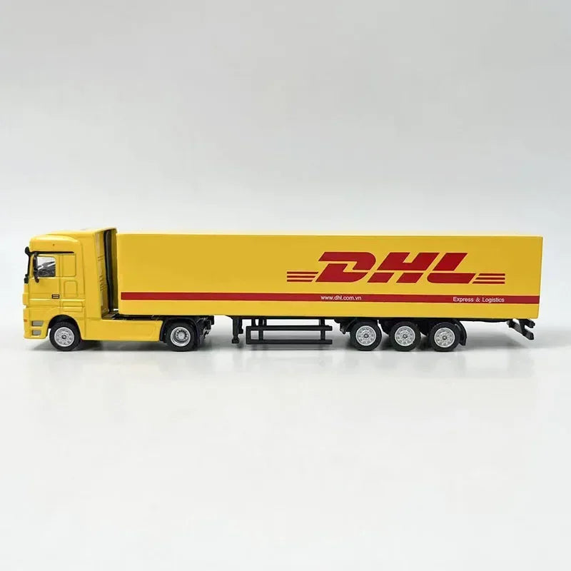DHL Container Truck | Escala 1:87 (~8,0 cm) | En aleación metálica | Alemania | Vehículo de transporte para exhibición