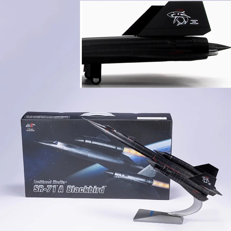 SR-71 Blackbird | Escala 1:72| En Aleación Metálica | EE. UU. | Aeronave de Reconocimiento Estratégico para Colección