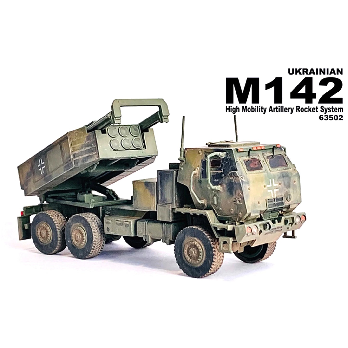 M142 Lanzador de Cohetes de Alta Movilidad | Escala 1:72 (~19,4 cm) | Plástico | EE. UU. | Producto terminado para colección, modelo de Ucrania