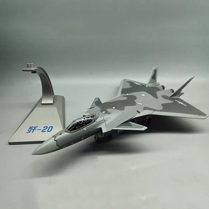 Chengdu J-20 | Escala 1:100 (~20,7cm) | Em Liga Metálica | China | Caça Furtivo
