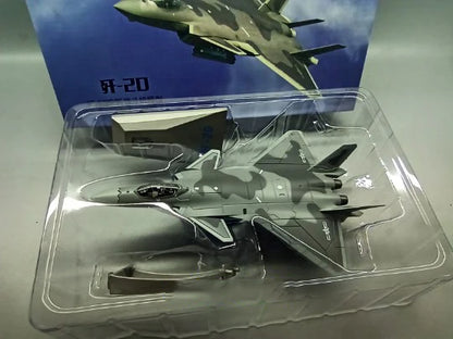 Chengdu J-20 | Escala 1:100 (~20,7cm) | Em Liga Metálica | China | Caça Furtivo