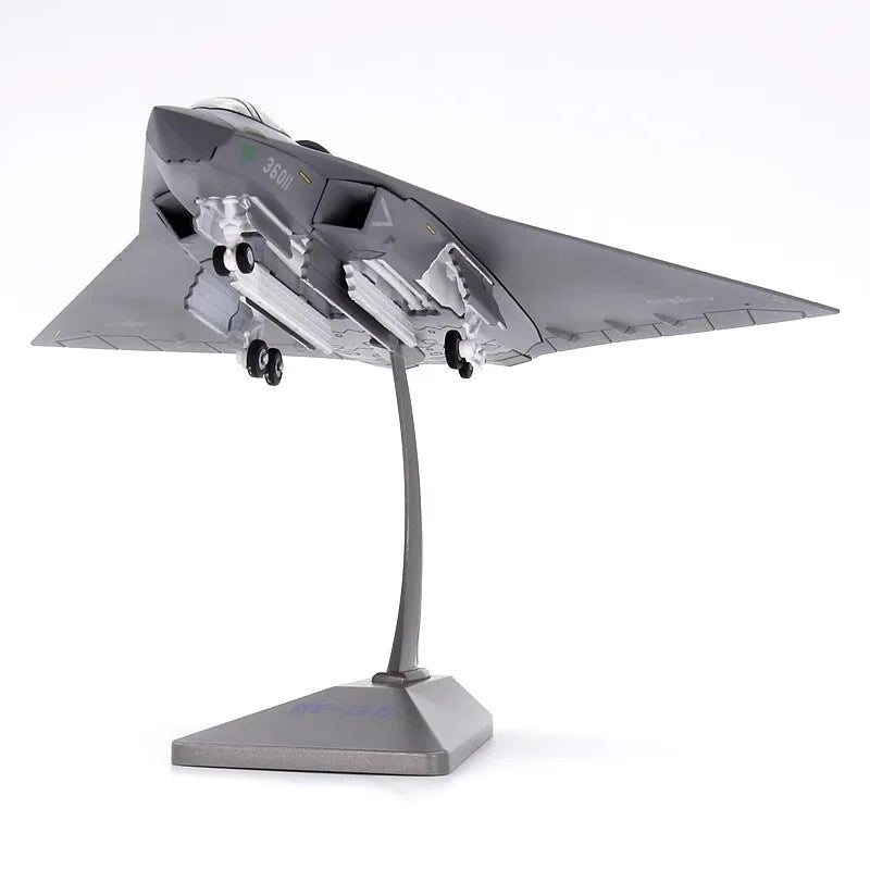 J-36 | Escala 1:144 | En Aleación Metálica | China | Caza de 6ª Generación con Pintura Especial para Colección