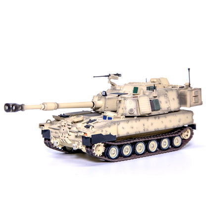 M109A7 Obús Autopropulsado | Escala 1:72 (~17,0 cm) | Plástico | EE. UU. | Camuflaje Desértico, Modelo Estático de Colección