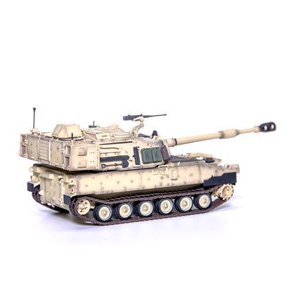 M109A7 Obús Autopropulsado | Escala 1:72 (~17,0 cm) | Plástico | EE. UU. | Camuflaje Desértico, Modelo Estático de Colección