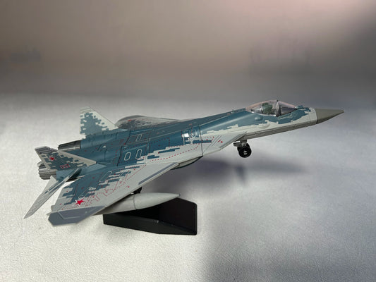 Sukhoi SU-57 | Escala 1:72 (~24,0 cm) | Aleación Metálica | Rusia | Caza Sigiloso, Modelo Militar