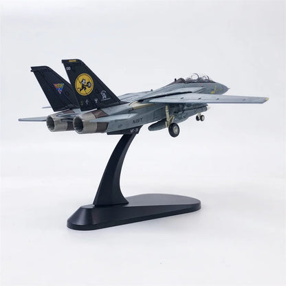 F-14D Tomcat | Escala 1:100 (~19,1 cm) | En Aleación Metálica | EE. UU. | Alas Variables y con Soporte de Exhibición