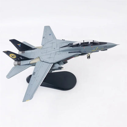 F-14 Tomcat | Escala 1:100 (18,1 cm) alas móviles | Aleación Metálica | EE. UU. | Con Base para Exhibición